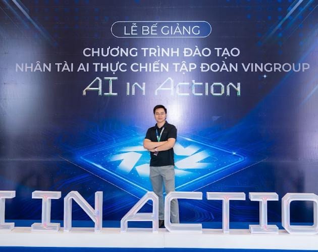 Lucas Nguyễn hoàn thành chứng chỉ AI Thực chiến Level 4 — chương trình Nhân tài AI Thực chiến, Tập đoàn Vingroup